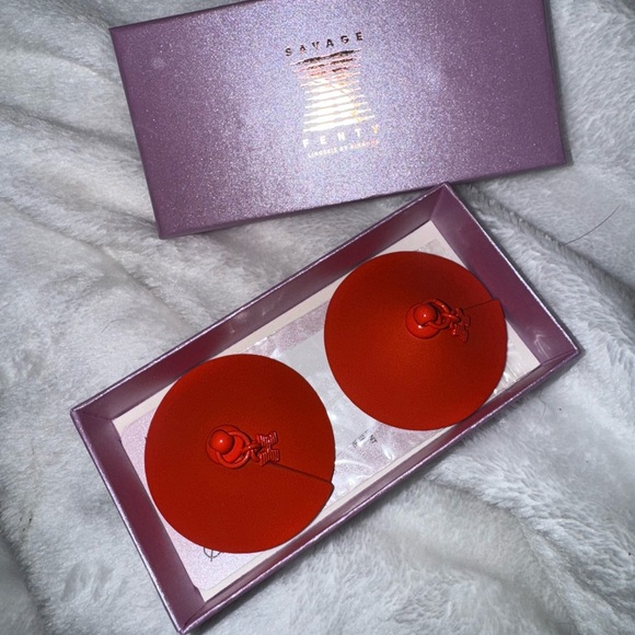 Savage X Fenty Red Pasties - Picture 1 of 2